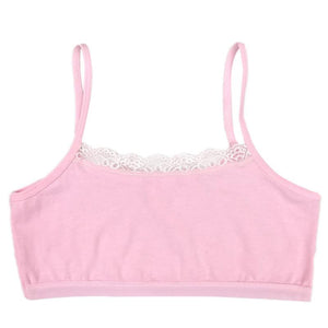 3 Pack Cotton Lace Bras For Girls