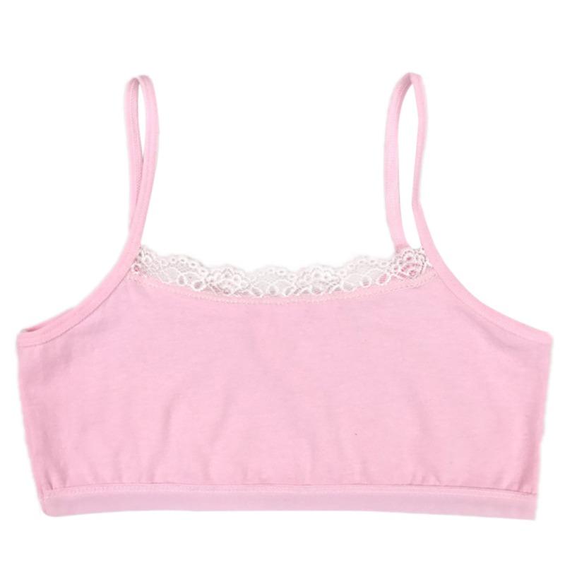 3 Pack Cotton Lace Bras For Girls
