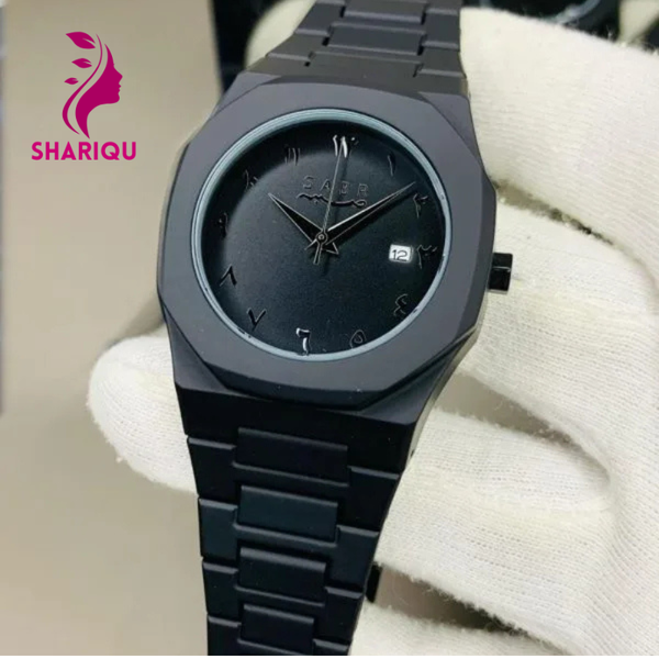 Black Aura Quartz Watch for Men & Boys