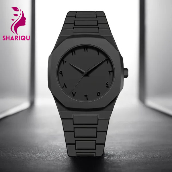 Black Aura Quartz Watch for Men & Boys